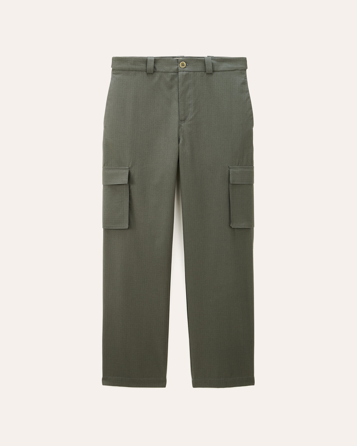 Cargo Army green pants, SS25 studio product image