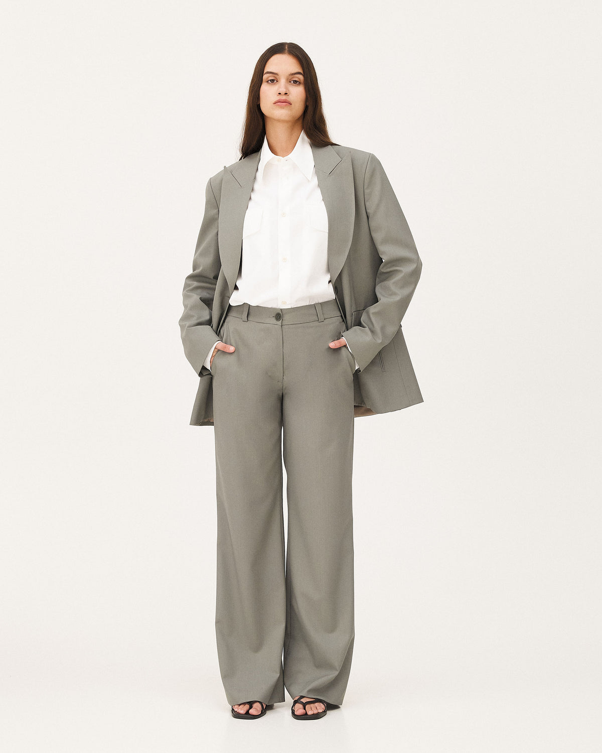 Gilia Eucalyptus pants, SS26 womenswear studio look