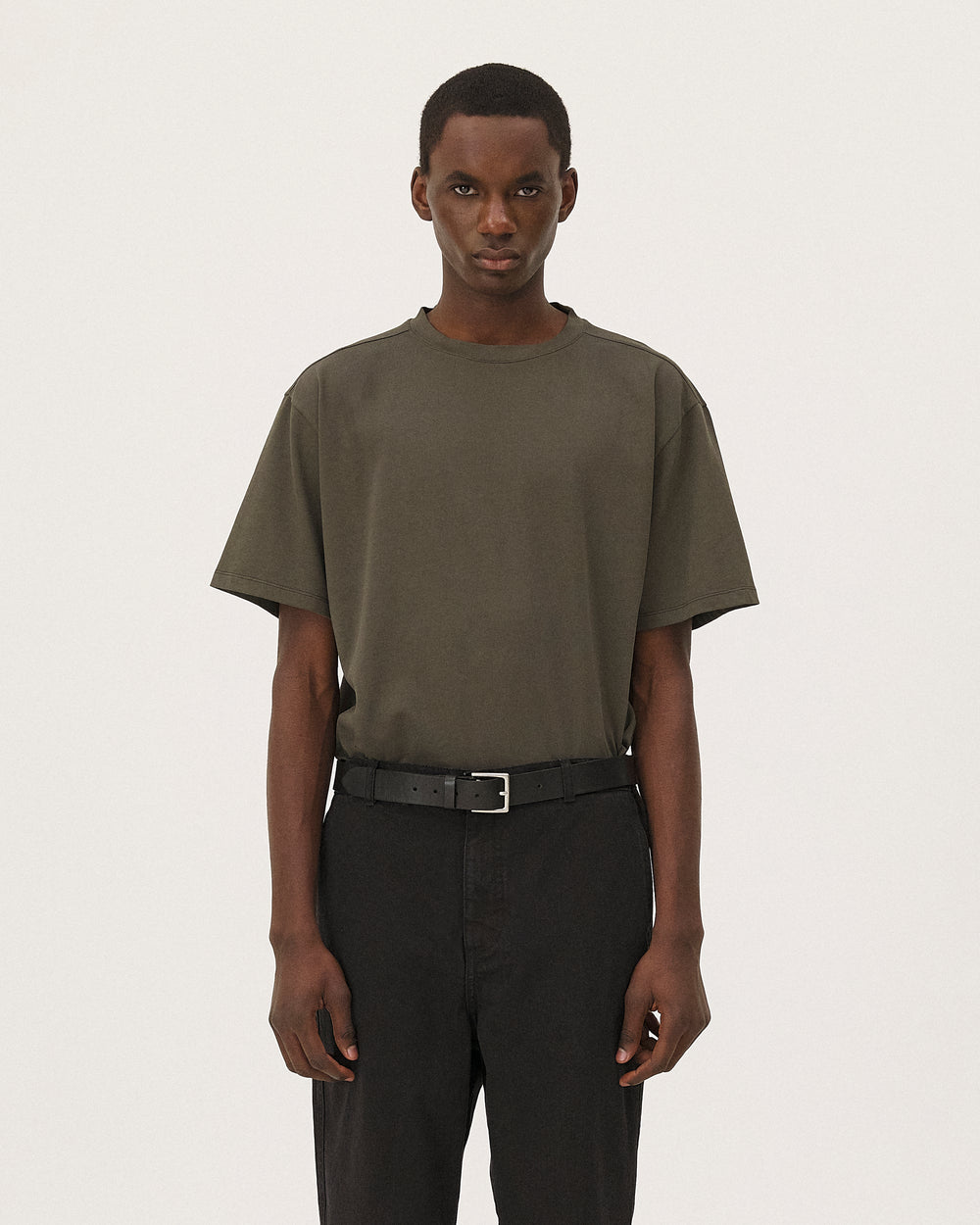 Gumi Military, t-shirt en coton biologique NOYOCO, homme face SS26