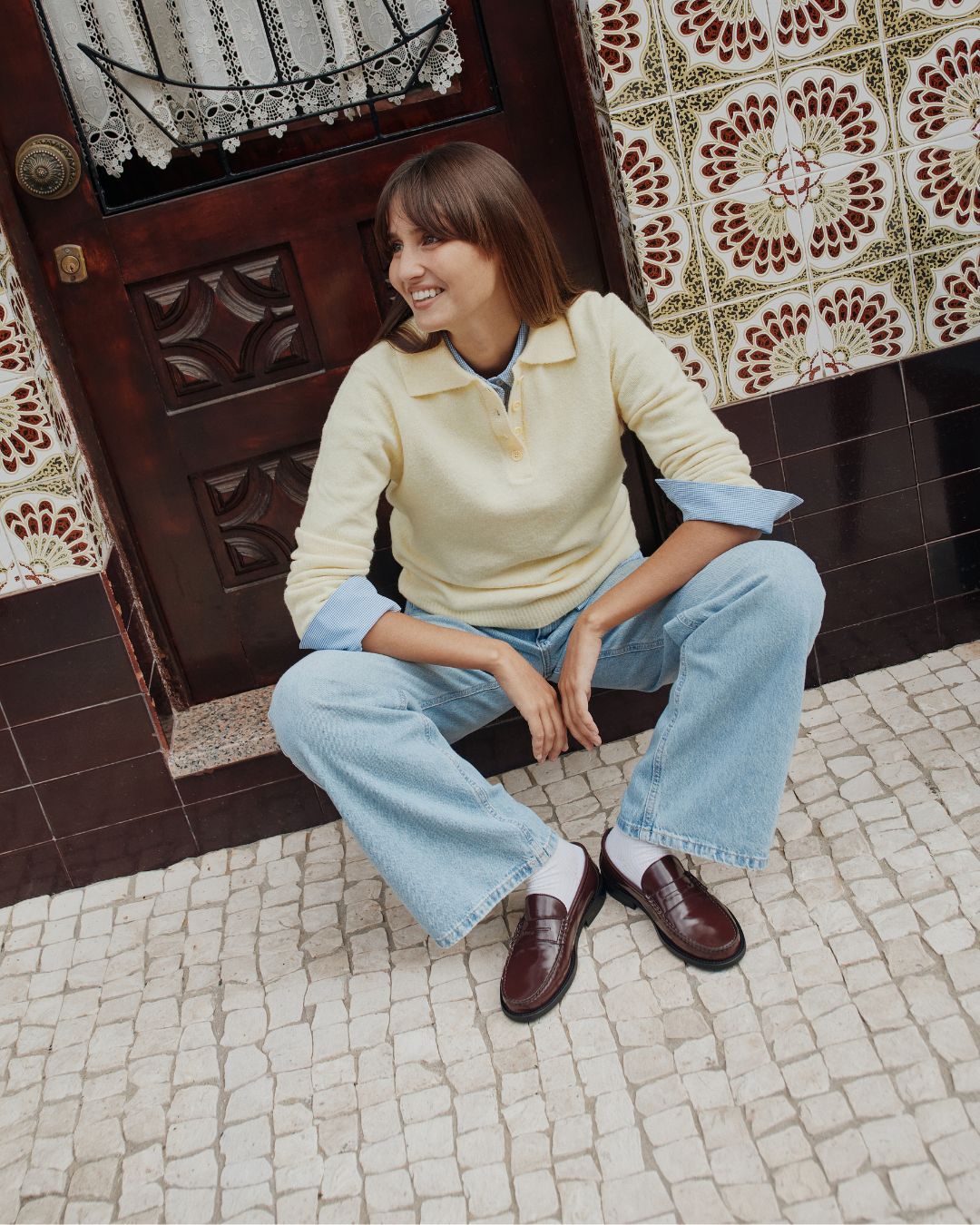Mocassins Braga Bordeaux — Zèta - porté femme