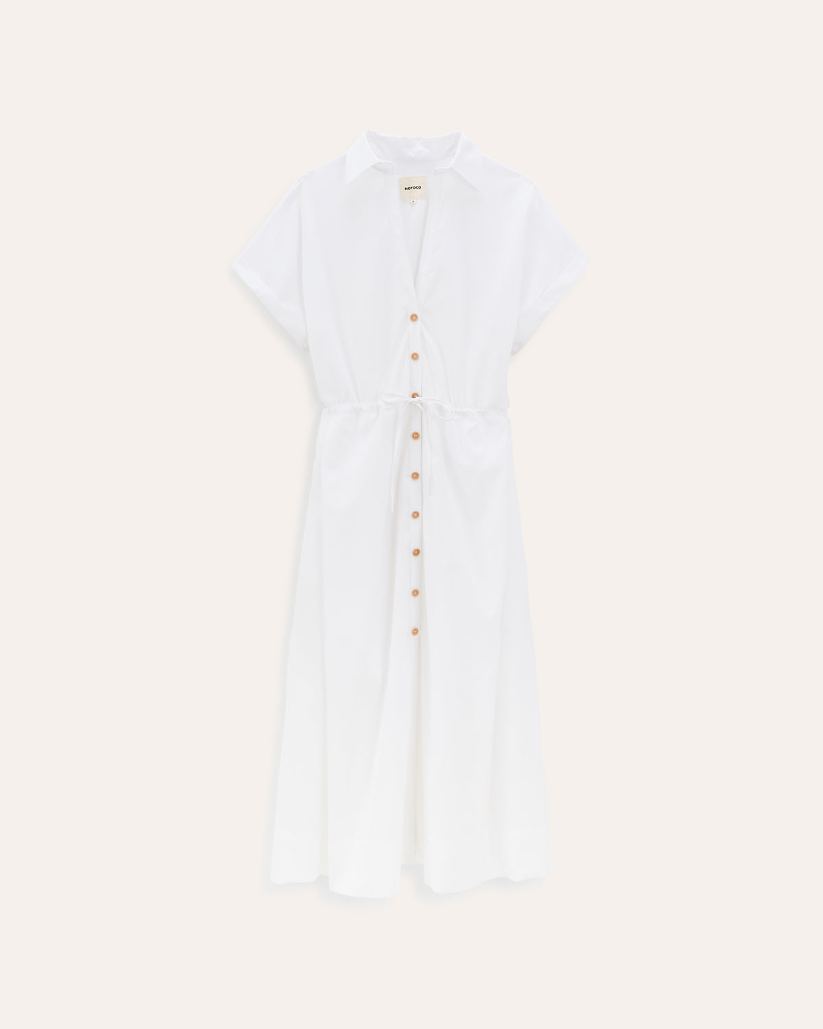 Bryne White dress, SS26 studio product image