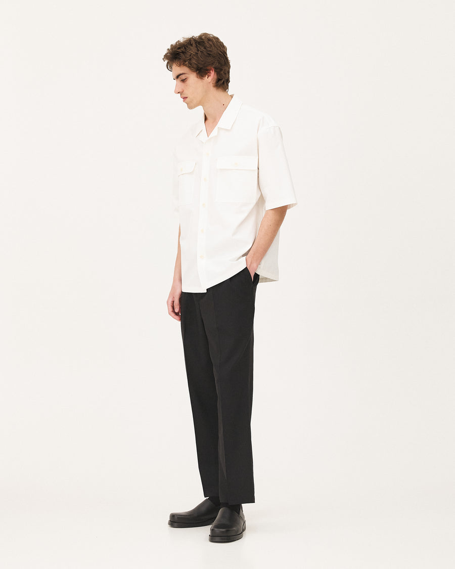 Borneo White, chemise en coton biologique NOYOCO, homme ss26 studio