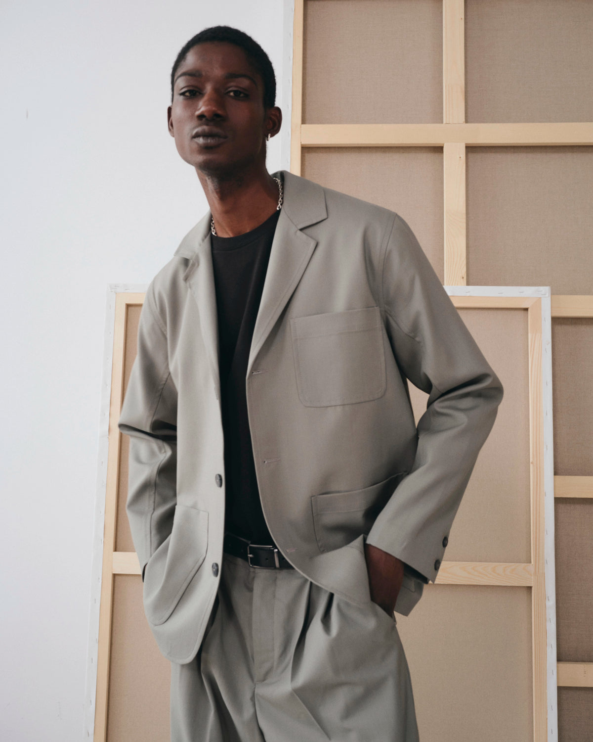 Nairo Eucalyptus, veste en laine vierge NOYOCO, homme edito SS26
