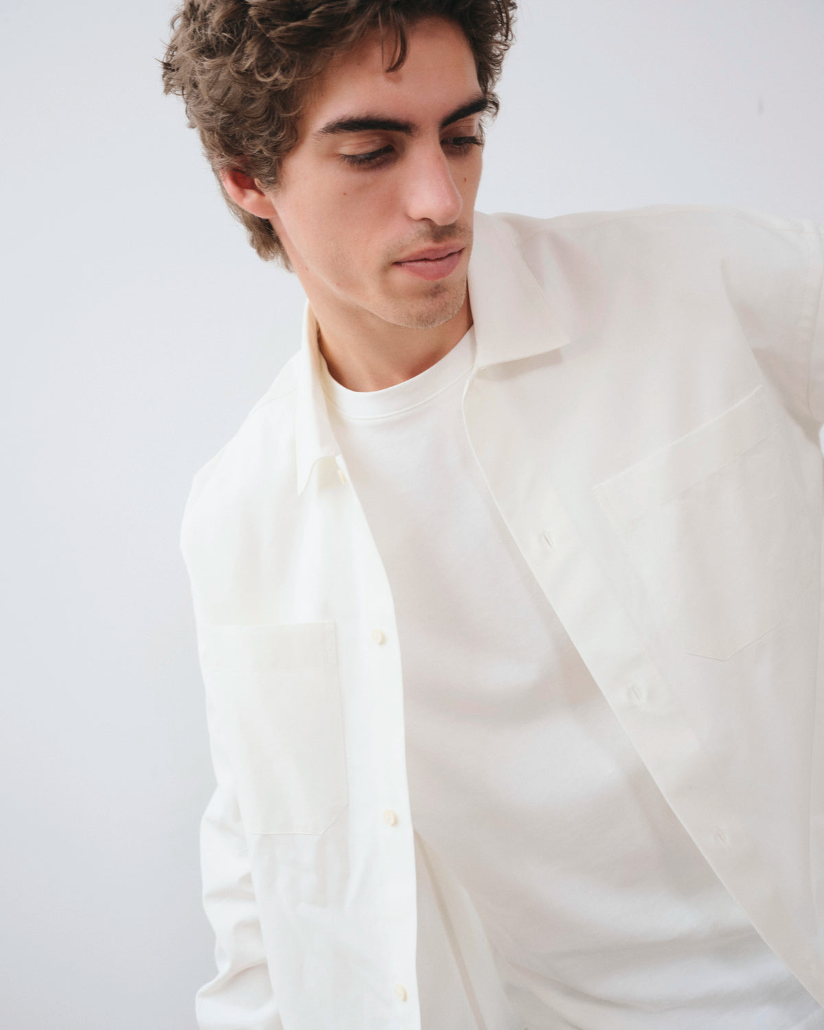 Bora Ripstop White shirt, SS26 menswear look