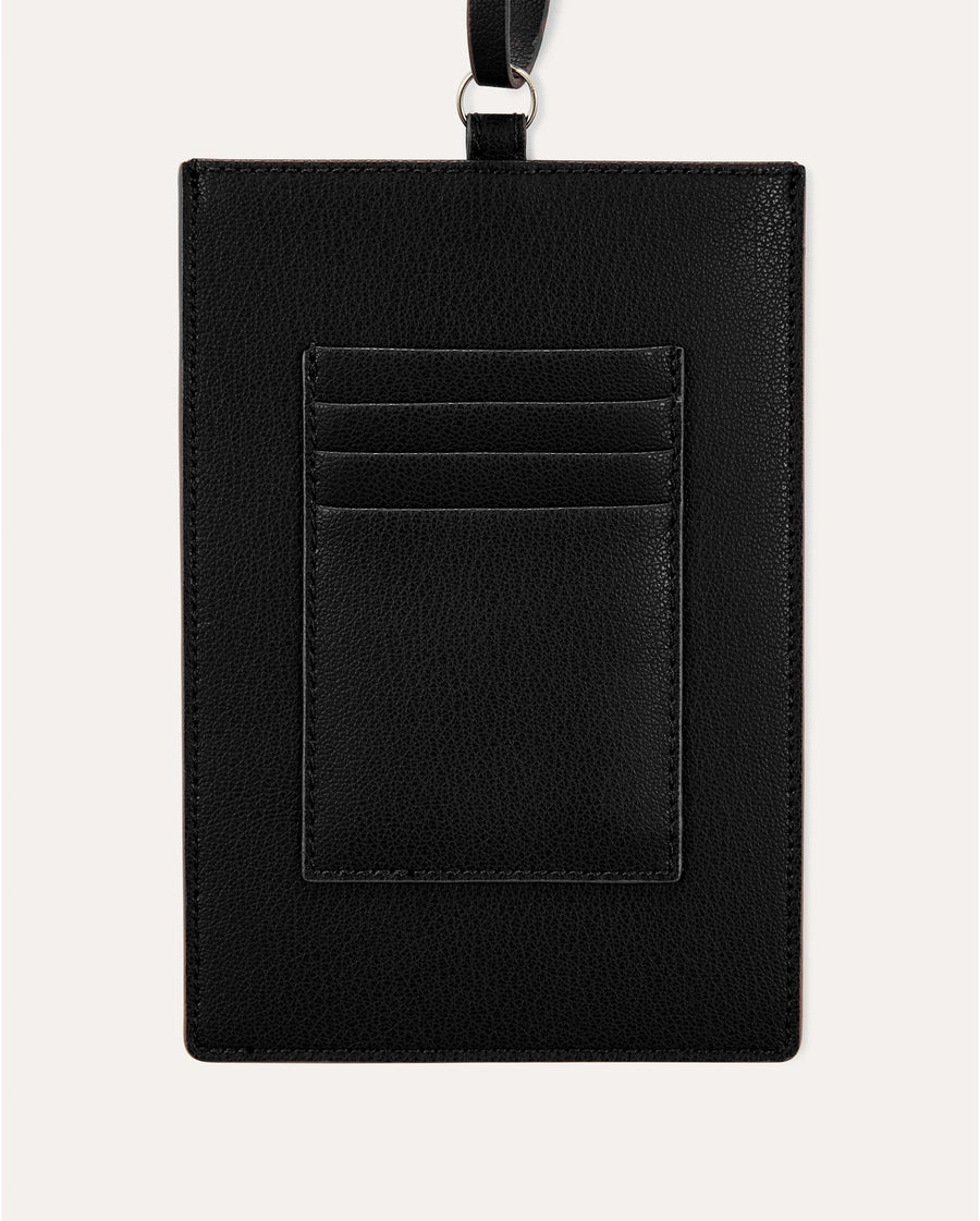 Black Passport Holder, studio product image