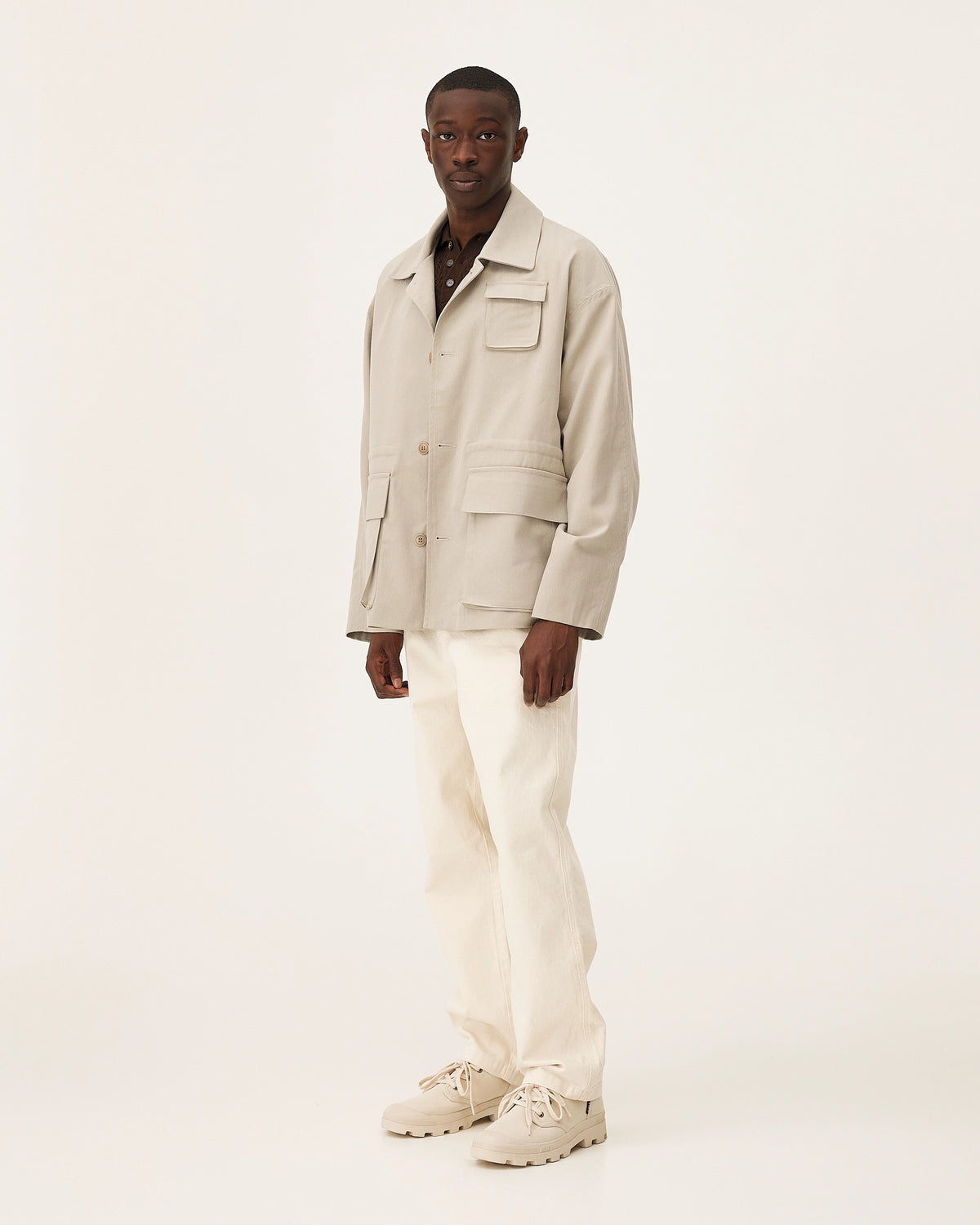 Orari Sand, veste en lyocell et coton NOYOCO, homme ss25 studio