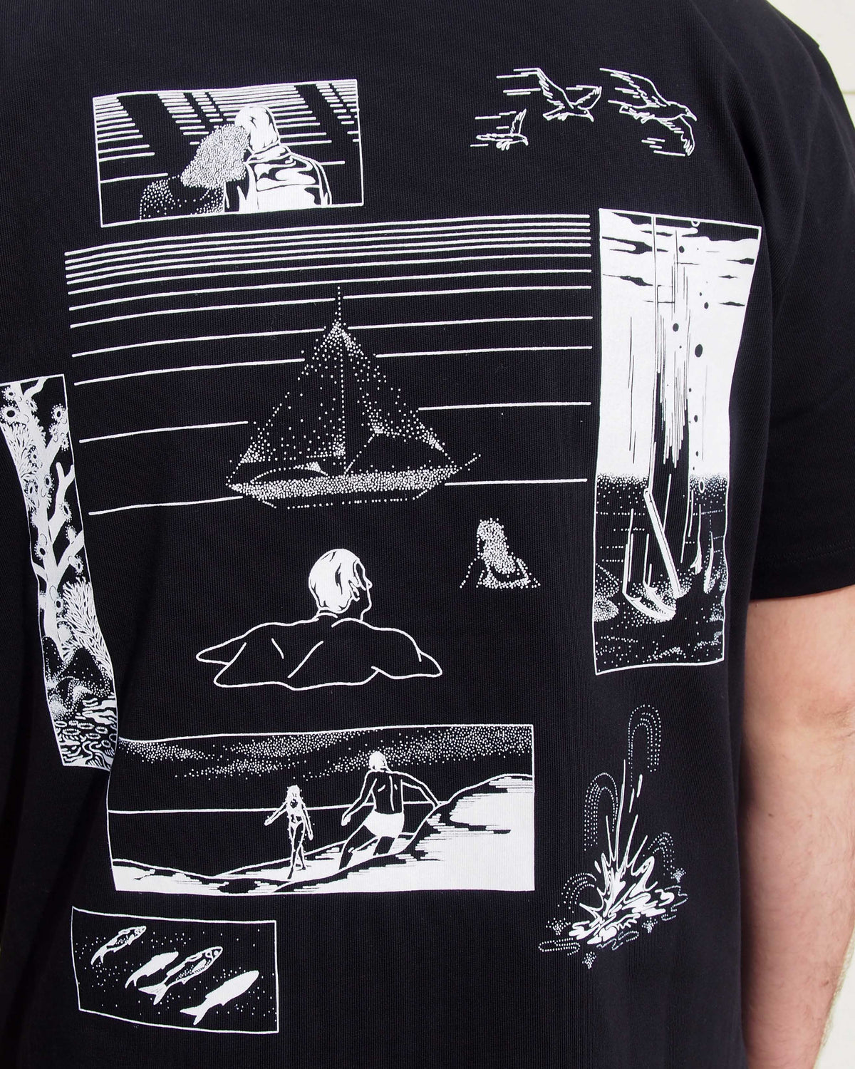 Gumi Merceron t-shirt, detail view