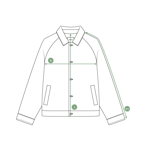 Palma Navy size guide