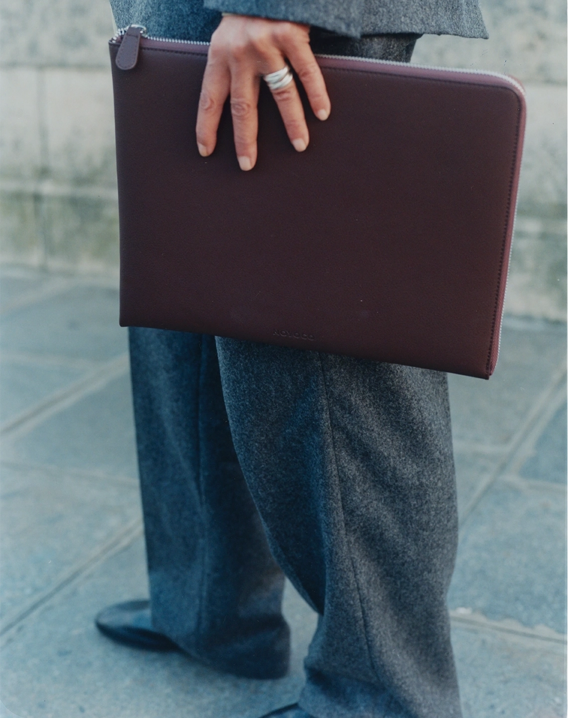 Housse ordinateur Marron
