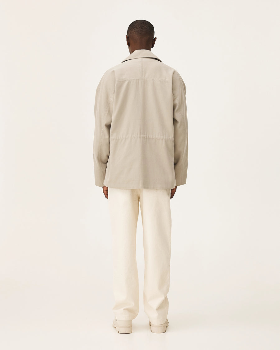 Orari Sand, veste en lyocell et coton NOYOCO, homme ss25 studio