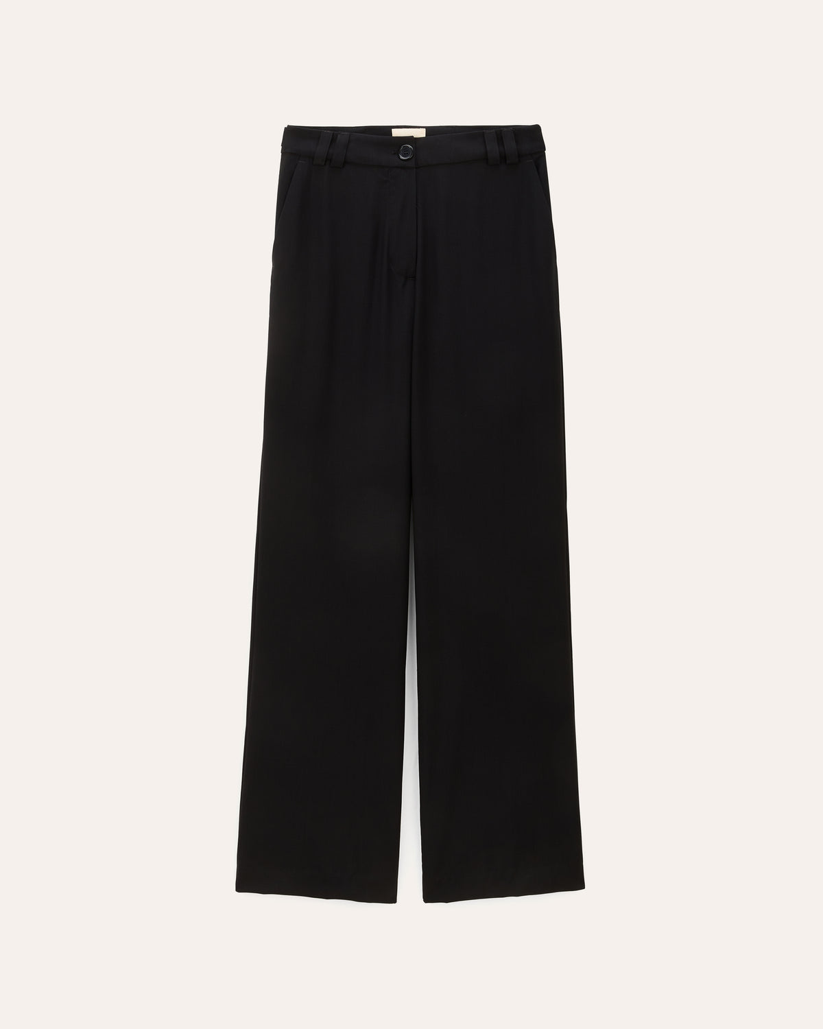 Gilia Black, pantalon en laine upcyclée NOYOCO, packshot
