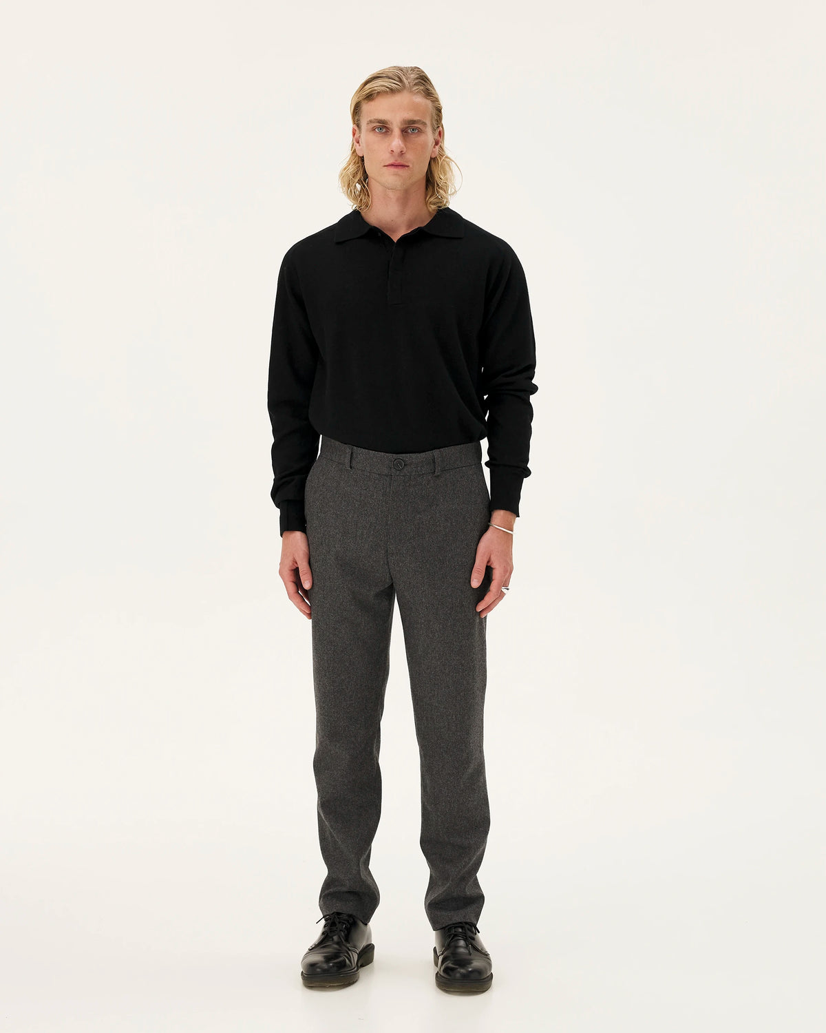 Detroit Slate, pantalon en flanelle de laine NOYOCO, homme aw24