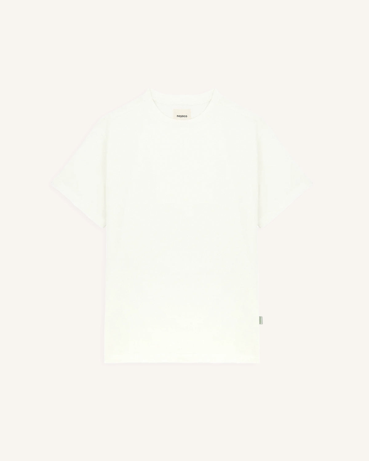 Gumi Off white, t-shirt en coton biologique NOYOCO, packshot