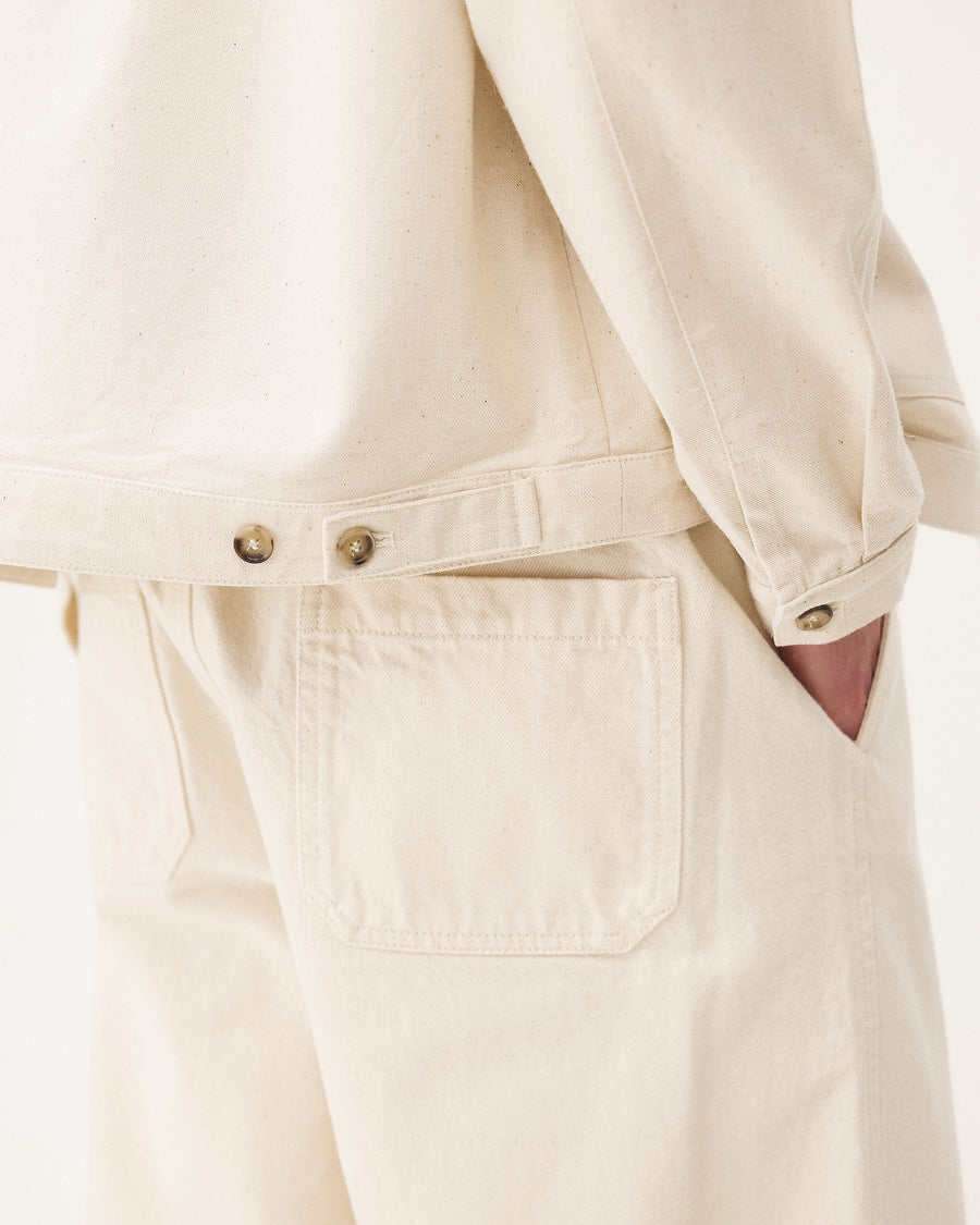 Arizona Ecru jacket, SS26 studio detail view