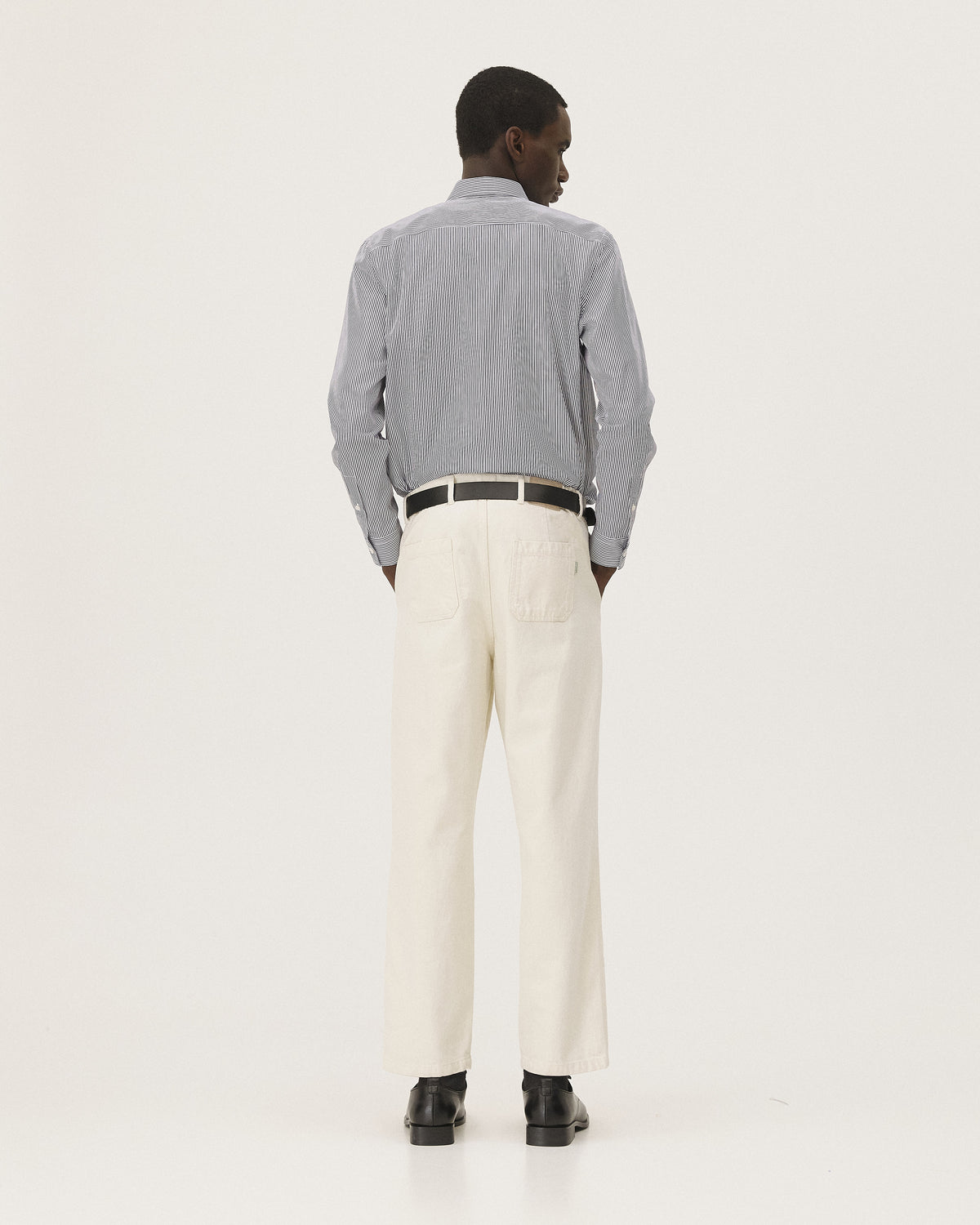 Curtis Bleu marine foncé rayé