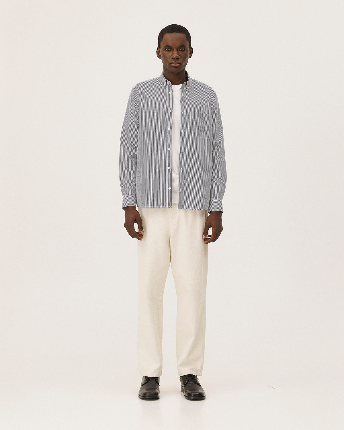 Curtis Bleu marine foncé rayé
