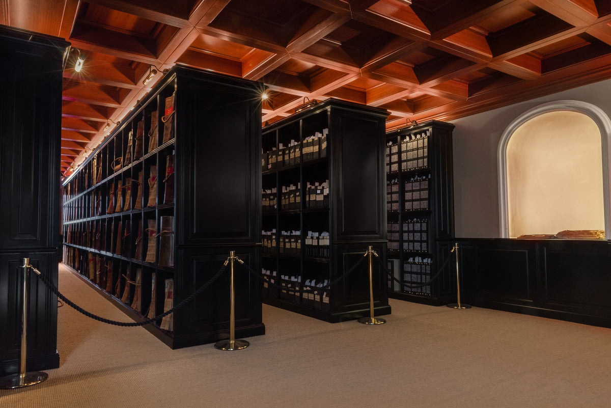 Salle d’archives patrimoniales de Vitale Barberis Canonico dans le Piémont