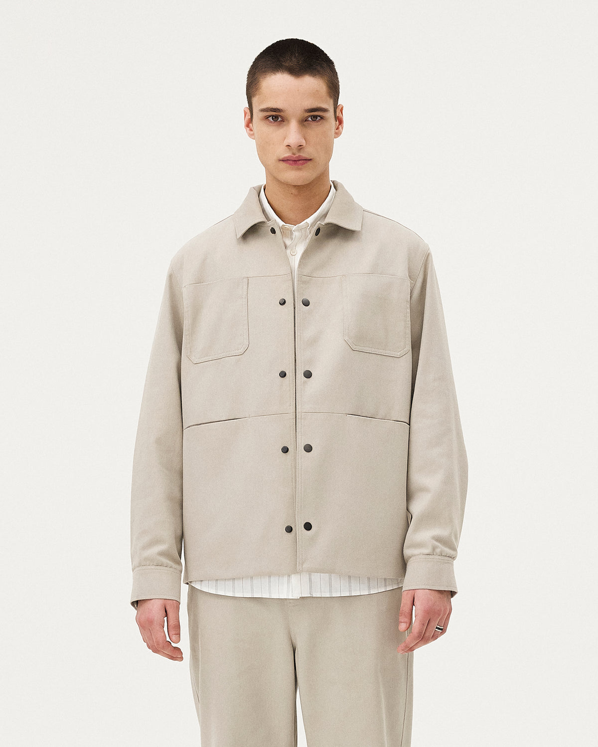 Vancouver Sand, veste en lyocell et coton NOYOCO, homme AW25 studio