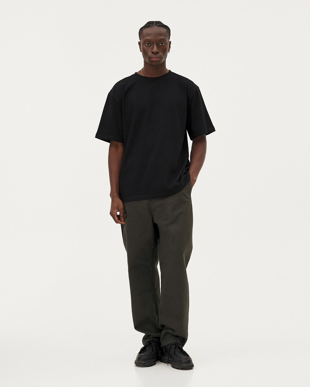 Calder Khaki, jean en coton biologique NOYOCO, homme AW25 studio