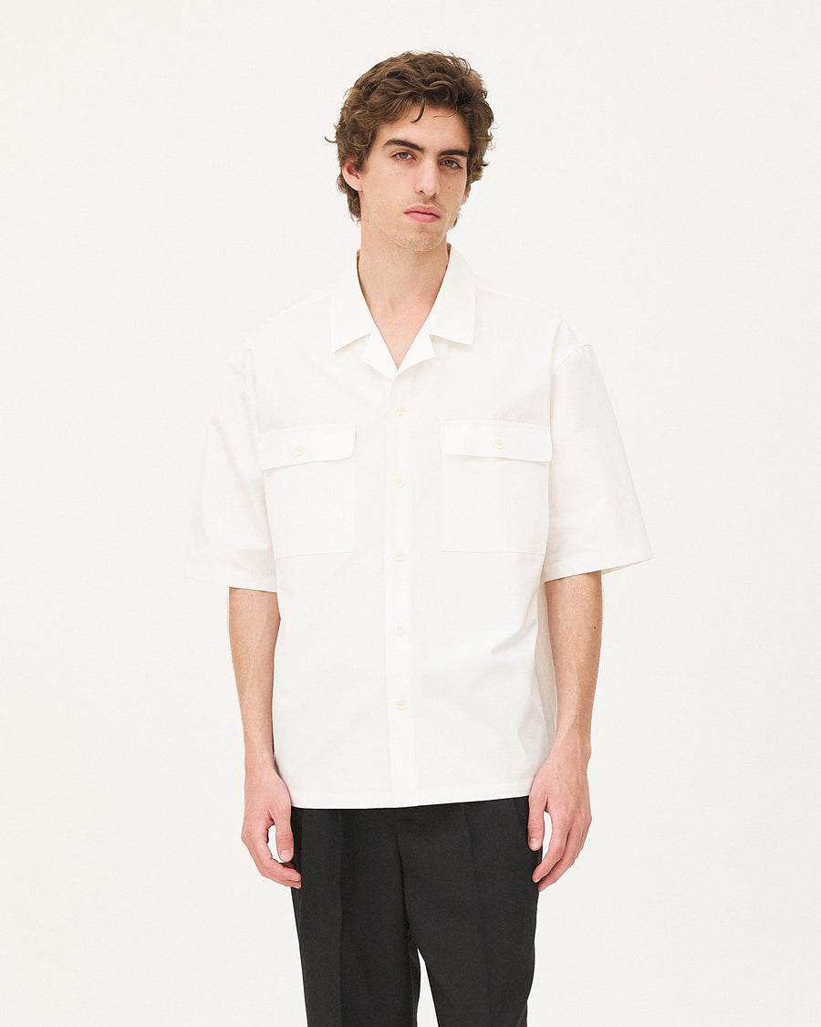 Borneo White shirt, SS26 menswear studio look