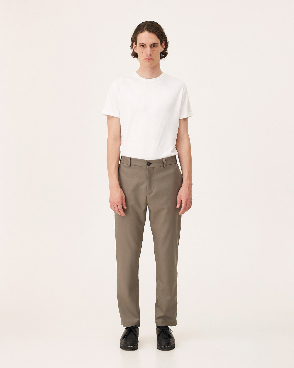 Detroit Stone, pantalon en laine vierge NOYOCO, homme ss26 studio