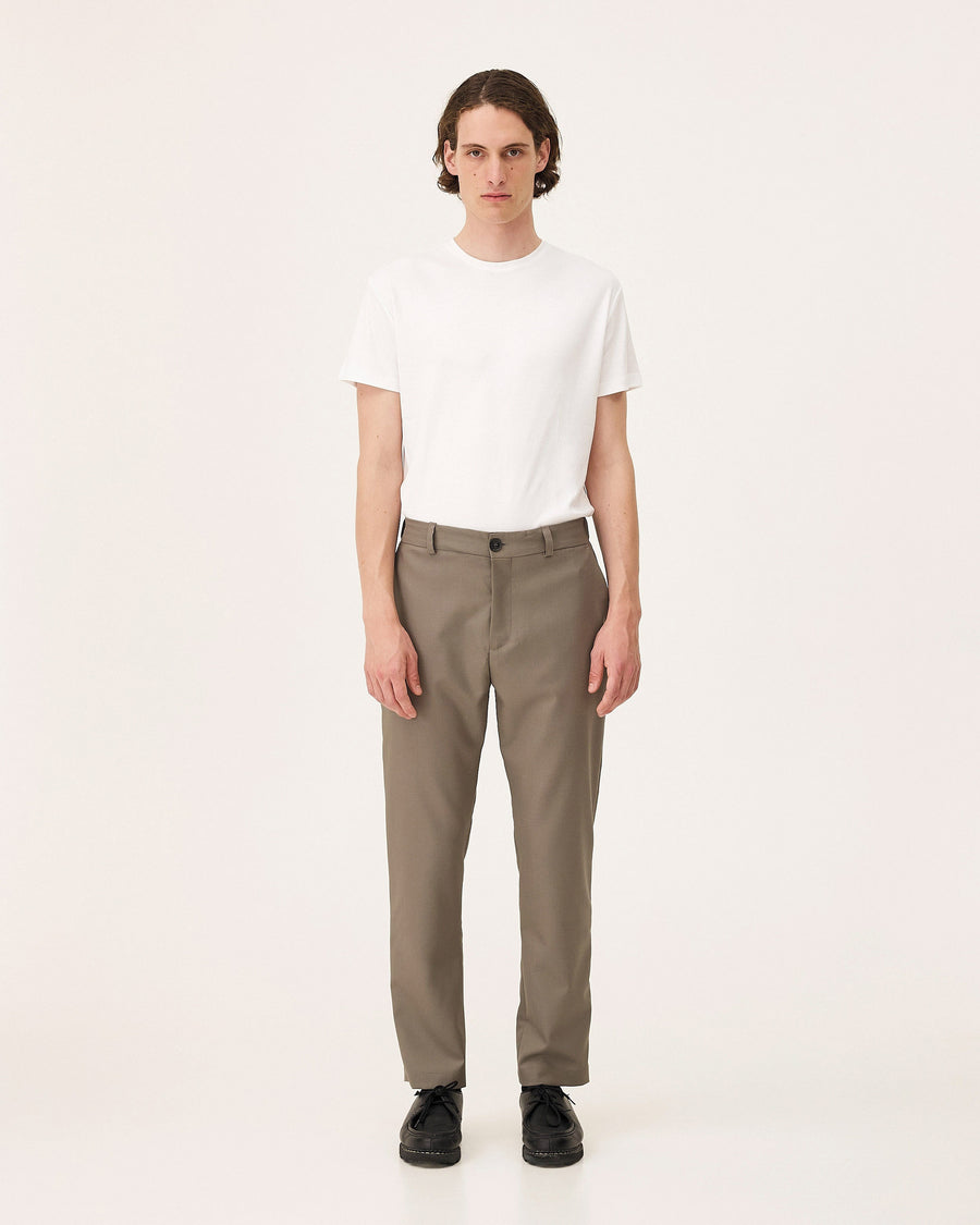 Detroit Stone, pantalon en laine vierge NOYOCO, homme ss26 studio